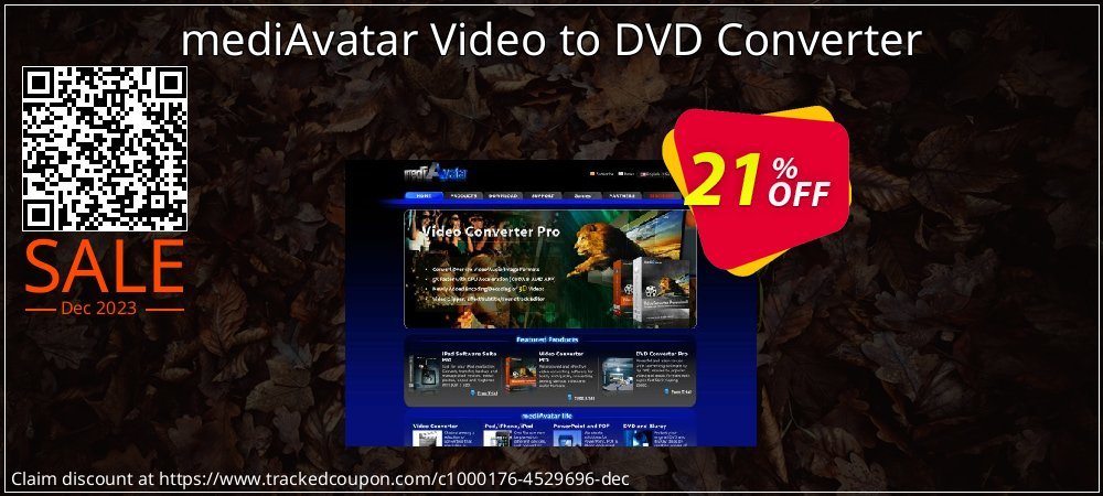 mediAvatar Video to DVD Converter coupon on World Party Day offering discount