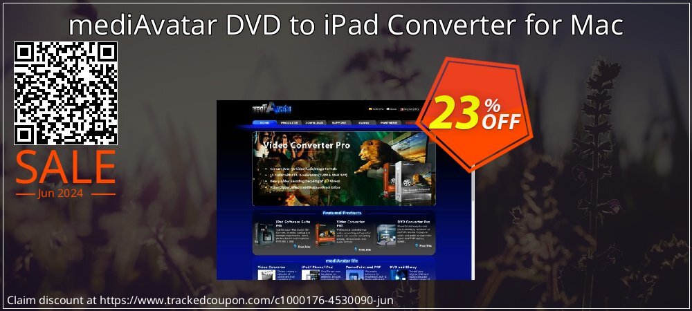 mediAvatar DVD to iPad Converter for Mac coupon on Mother's Day discount