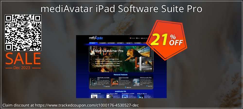 mediAvatar iPad Software Suite Pro coupon on April Fools' Day discounts