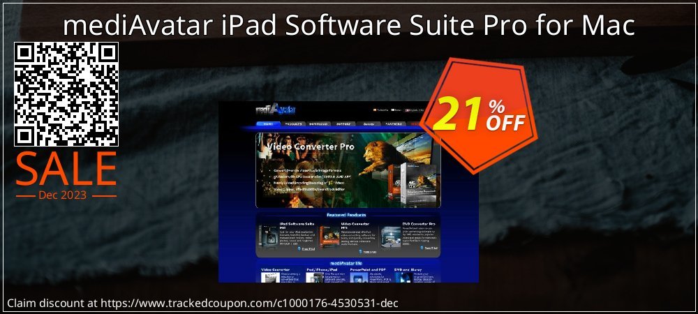 mediAvatar iPad Software Suite Pro for Mac coupon on World Party Day offer