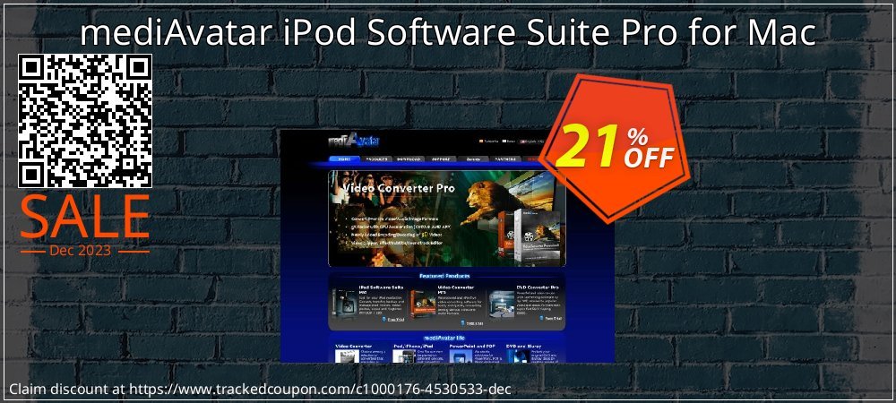 mediAvatar iPod Software Suite Pro for Mac coupon on Easter Day offering discount