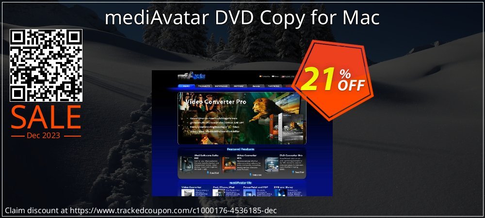 mediAvatar DVD Copy for Mac coupon on National Walking Day offering discount