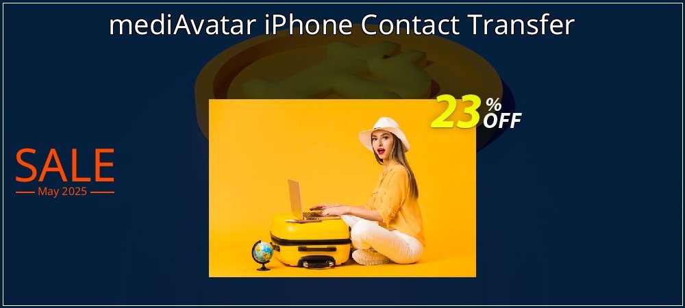 mediAvatar iPhone Contact Transfer coupon on National Pizza Party Day offer