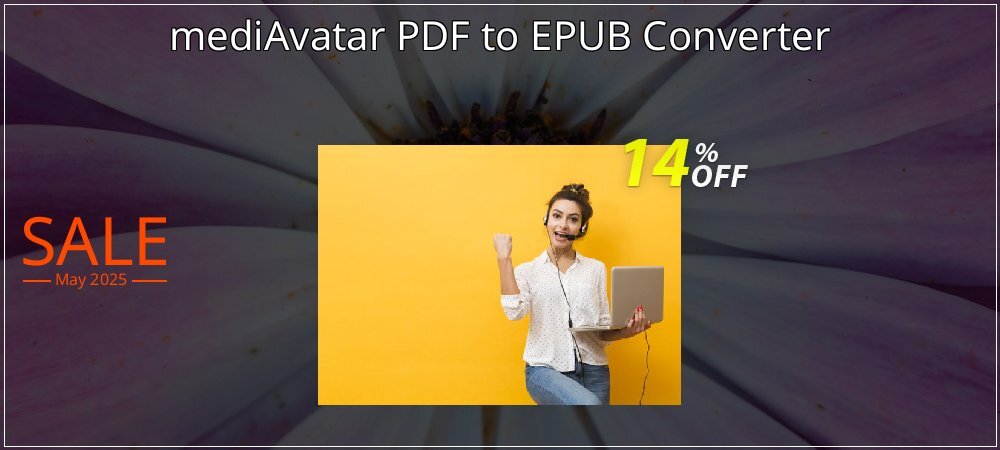 mediAvatar PDF to EPUB Converter coupon on World Party Day offer