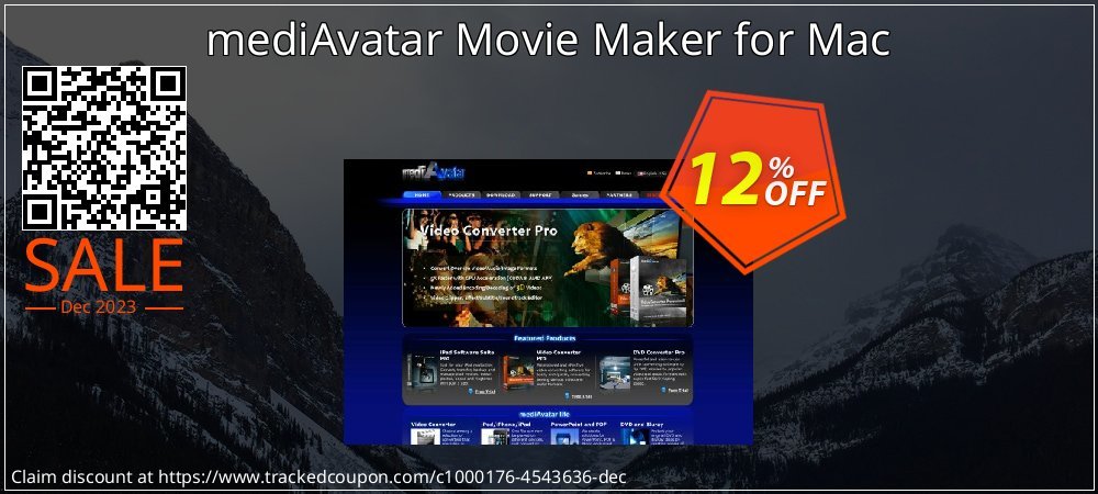 mediAvatar Movie Maker for Mac coupon on National Loyalty Day offering discount