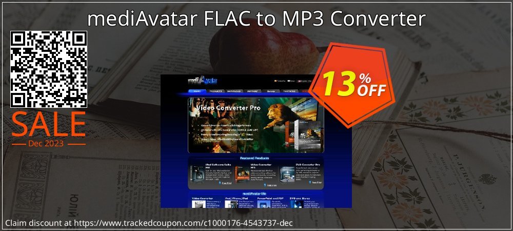 mediAvatar FLAC to MP3 Converter coupon on April Fools' Day offering sales
