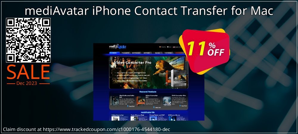 mediAvatar iPhone Contact Transfer for Mac coupon on National Walking Day discounts