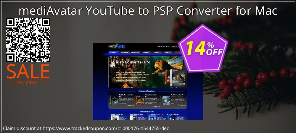 mediAvatar YouTube to PSP Converter for Mac coupon on National Walking Day super sale