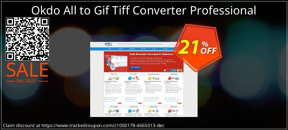 Okdo All to Gif Tiff Converter Professional coupon on Easter Day promotions