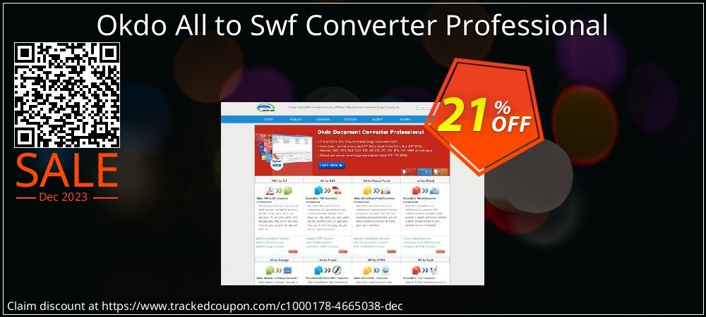 Okdo All to Swf Converter Professional coupon on Easter Day super sale