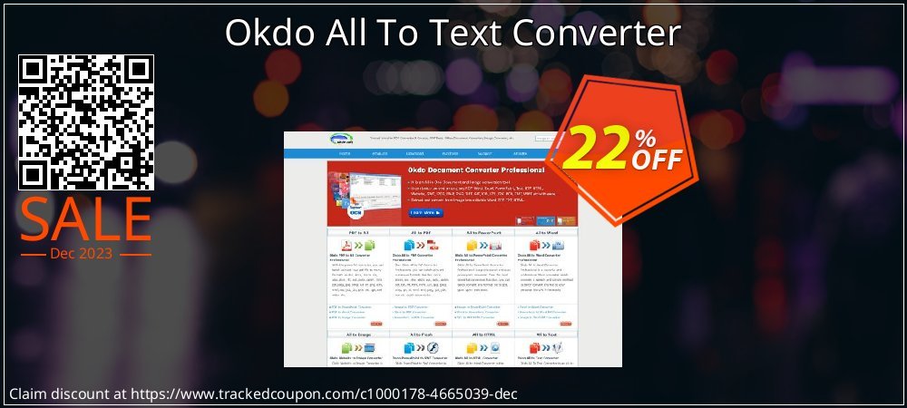 Okdo All To Text Converter coupon on April Fools' Day super sale