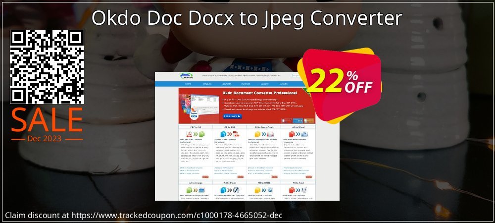 Get 20% OFF Okdo Doc Docx to Jpeg Converter offering sales