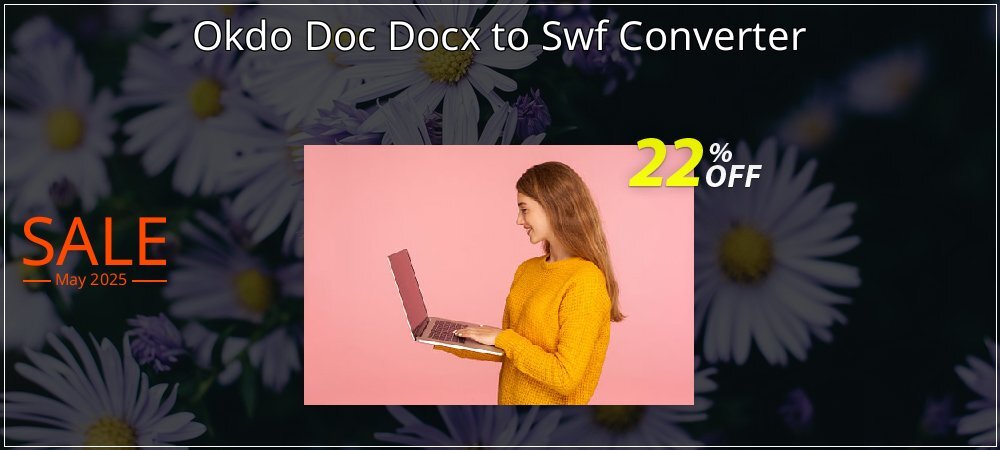 Okdo Doc Docx to Swf Converter coupon on National Smile Day offering sales