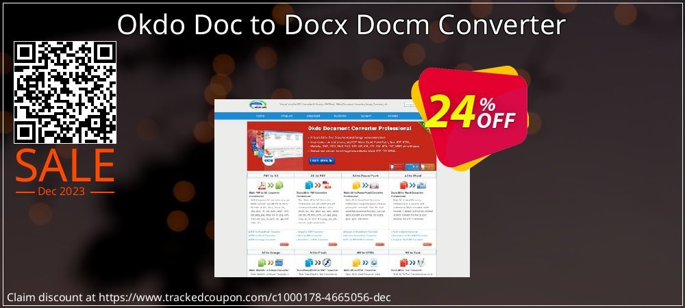 Okdo Doc to Docx Docm Converter coupon on World Party Day super sale