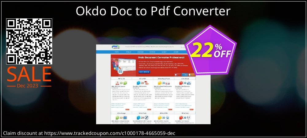Okdo Doc to Pdf Converter coupon on National Smile Day deals
