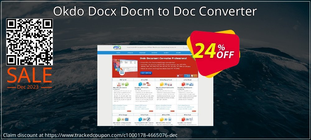 Okdo Docx Docm to Doc Converter coupon on National Loyalty Day sales