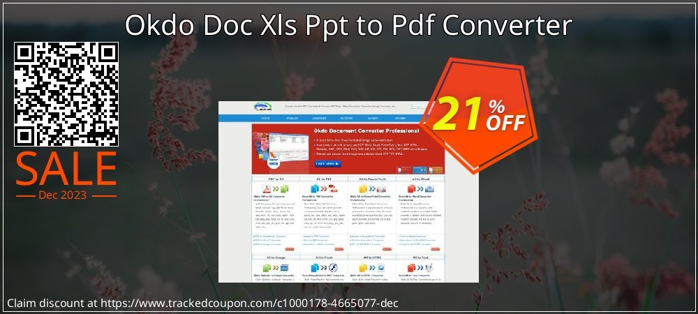 Okdo Doc Xls Ppt to Pdf Converter coupon on April Fools' Day sales