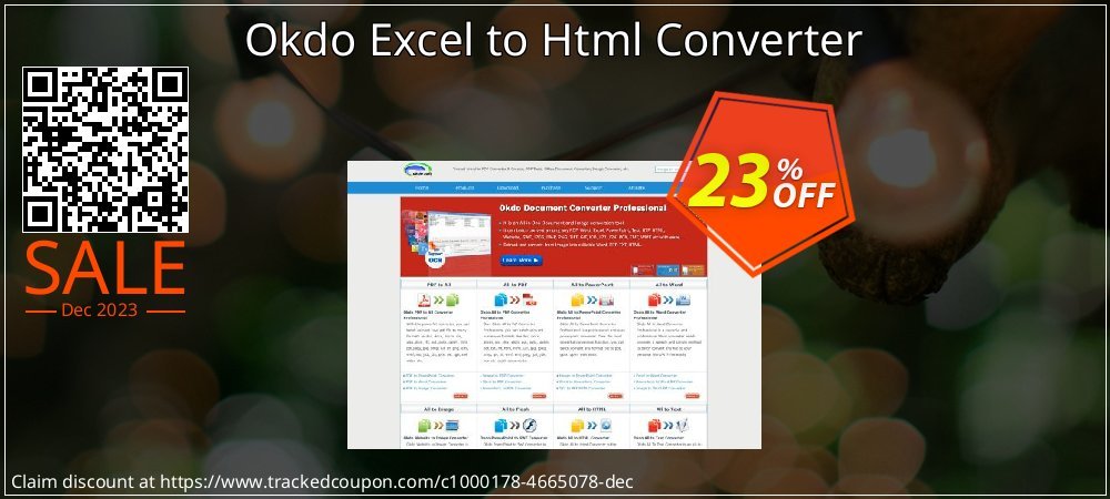 Okdo Excel to Html Converter coupon on Easter Day deals