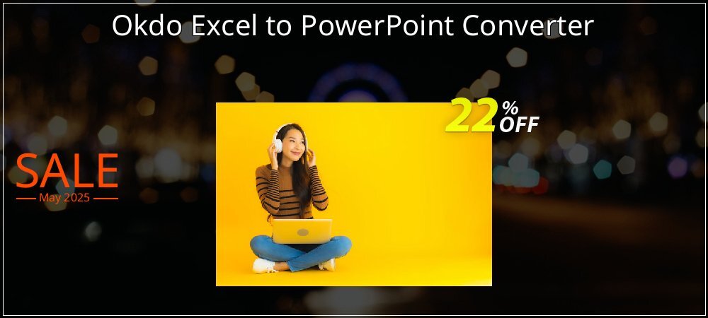 Okdo Excel to PowerPoint Converter coupon on National Memo Day super sale