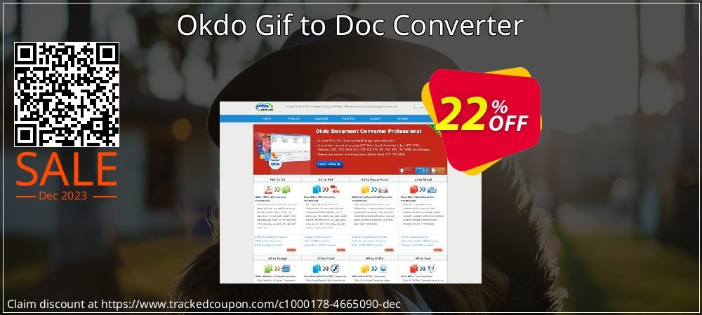 Okdo Gif to Doc Converter coupon on National Walking Day offering discount