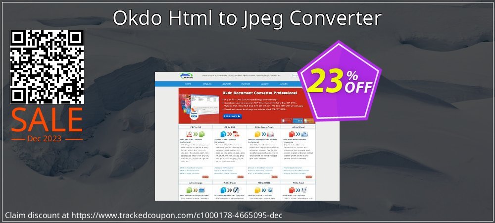 Okdo Html to Jpeg Converter coupon on Mother Day deals