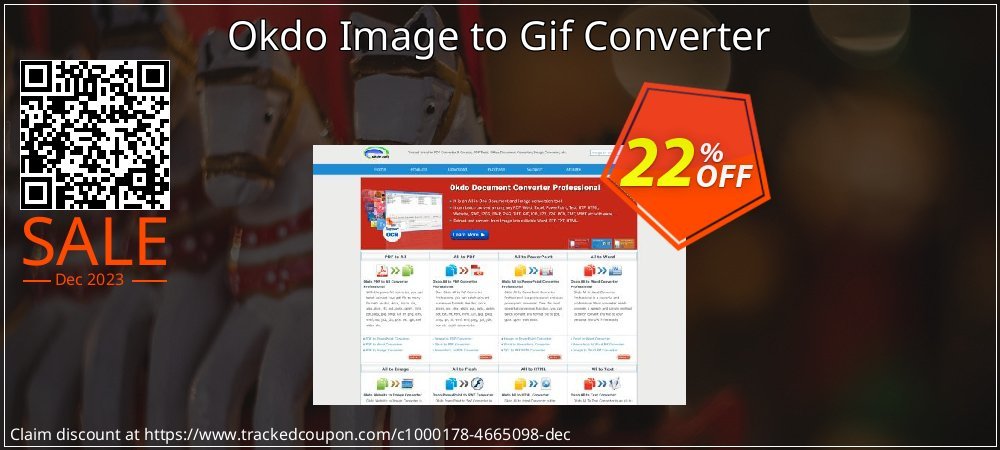 Okdo Image to Gif Converter coupon on Easter Day discount
