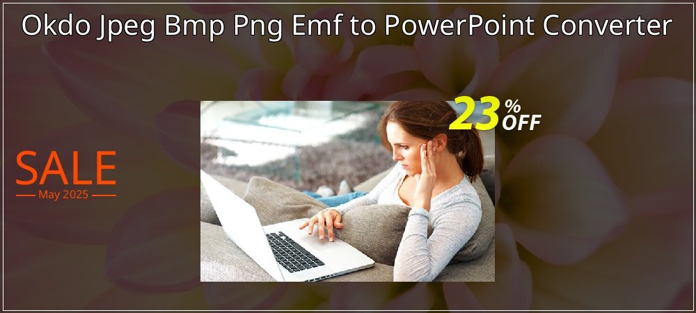 Okdo Jpeg Bmp Png Emf to PowerPoint Converter coupon on National Memo Day offering discount