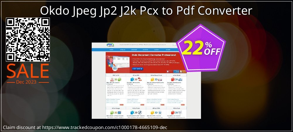 Okdo Jpeg Jp2 J2k Pcx to Pdf Converter coupon on Tell a Lie Day offering sales
