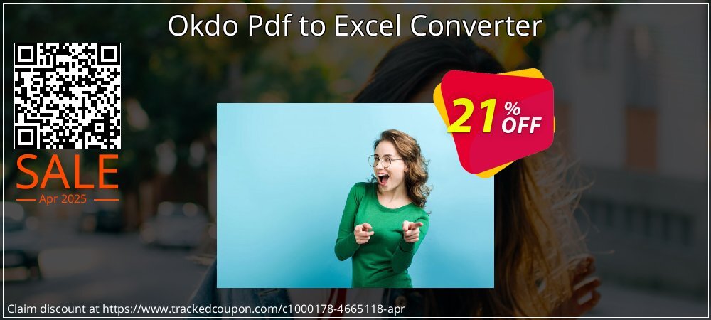 Okdo Pdf to Excel Converter coupon on Virtual Vacation Day offering discount