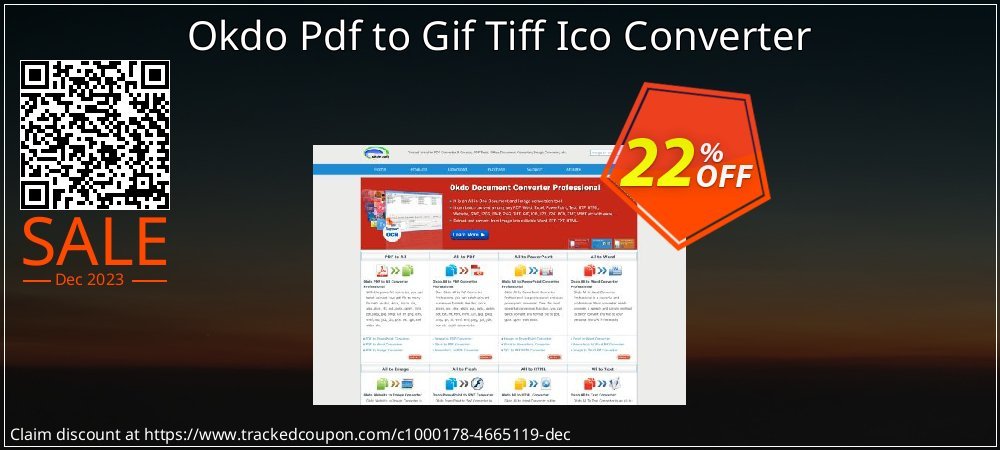 Okdo Pdf to Gif Tiff Ico Converter coupon on World Password Day discounts