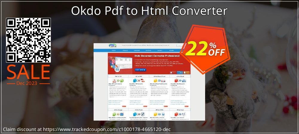 Okdo Pdf to Html Converter coupon on National Walking Day discounts