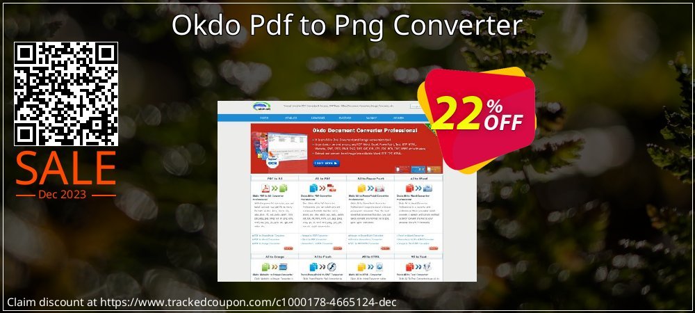 Okdo Pdf to Png Converter coupon on National Smile Day discount