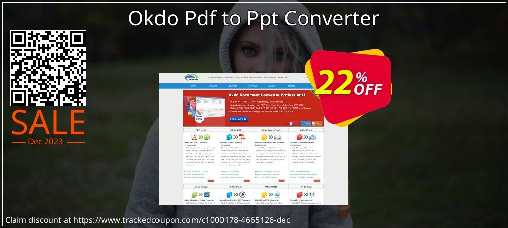 Okdo Pdf to Ppt Converter coupon on World Party Day offering discount