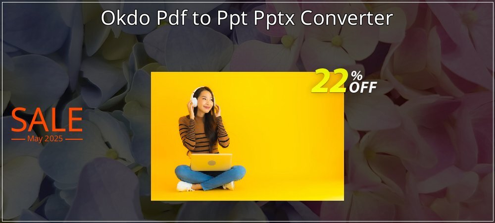 Okdo Pdf to Ppt Pptx Converter coupon on April Fools' Day offering sales