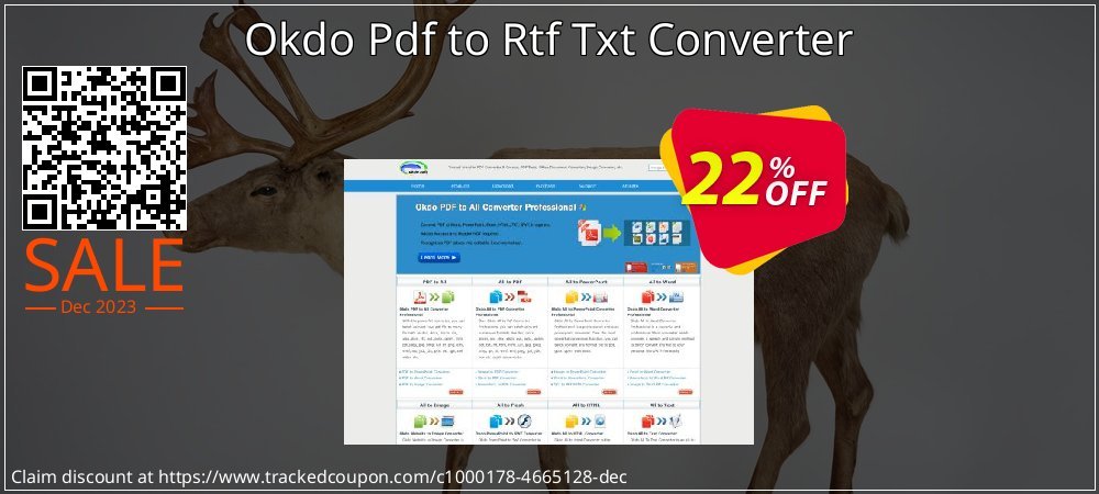 Okdo Pdf to Rtf Txt Converter coupon on Constitution Memorial Day discounts
