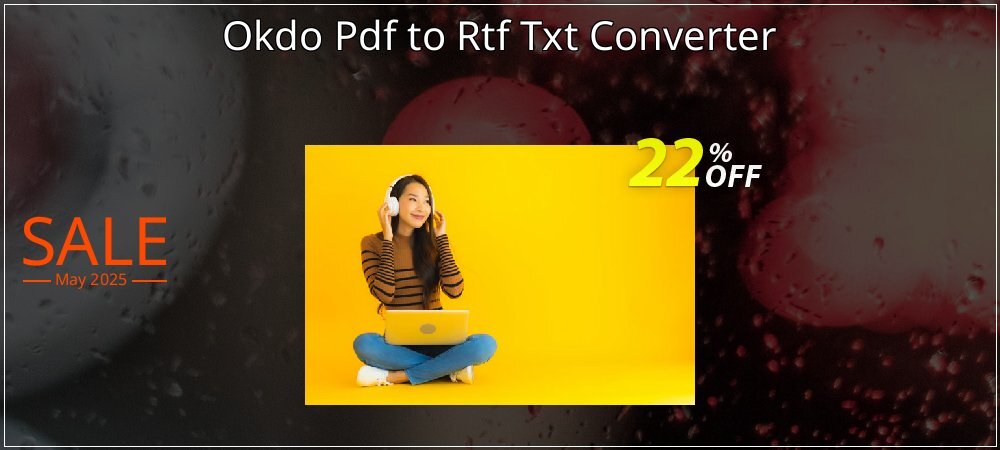 Okdo Pdf to Rtf Txt Converter coupon on National Pizza Party Day discounts
