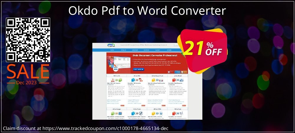 Okdo Pdf to Word Converter coupon on Tell a Lie Day discount