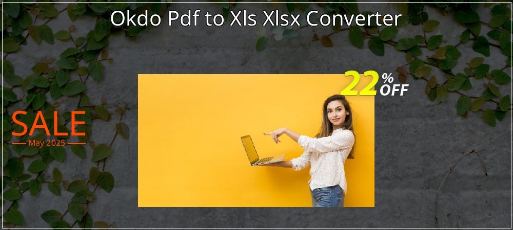 Okdo Pdf to Xls Xlsx Converter coupon on April Fools' Day super sale