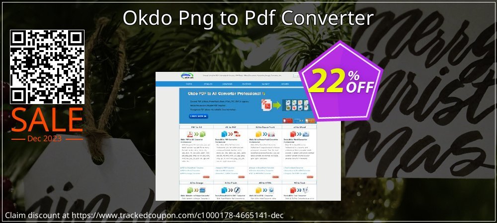 Okdo Png to Pdf Converter coupon on World Party Day deals