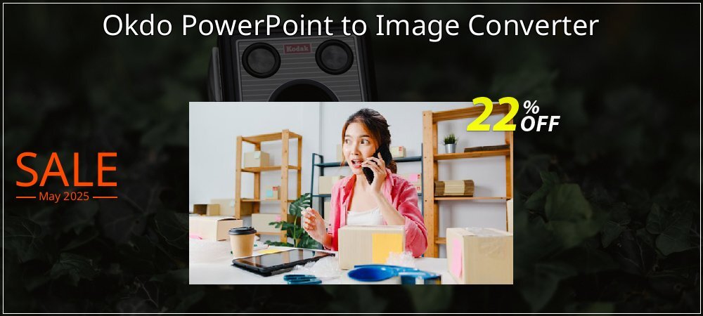 Okdo PowerPoint to Image Converter coupon on National Walking Day offering sales