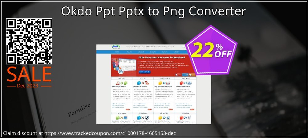 Okdo Ppt Pptx to Png Converter coupon on Easter Day offering discount