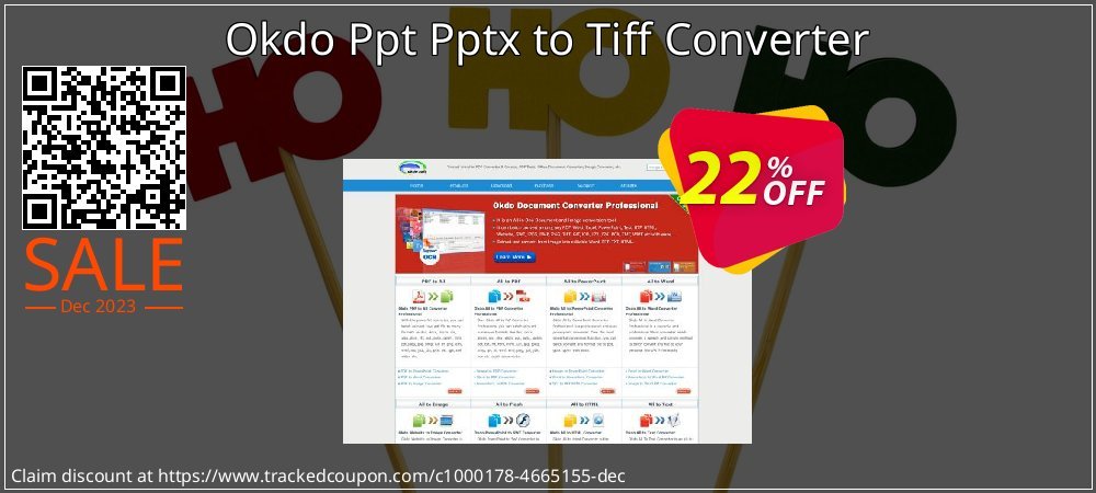 Okdo Ppt Pptx to Tiff Converter coupon on World Backup Day offering sales