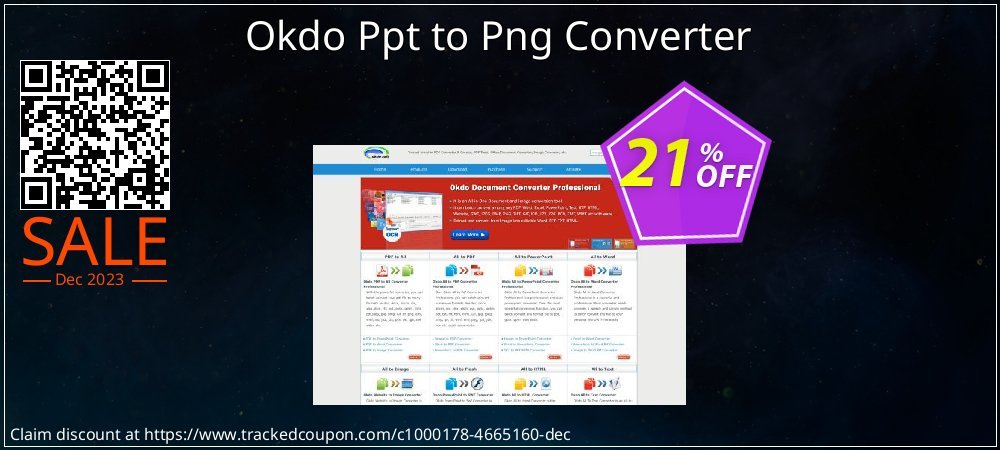 Okdo Ppt to Png Converter coupon on National Walking Day offer