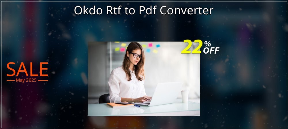 Okdo Rtf to Pdf Converter coupon on April Fools' Day offering sales