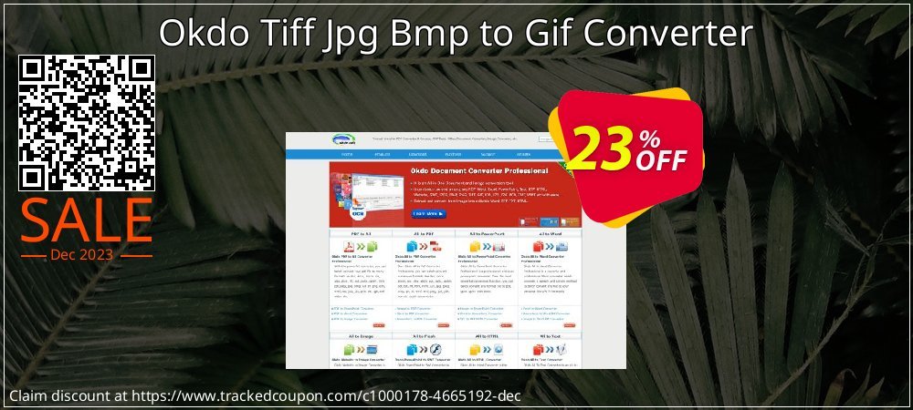 Okdo Tiff Jpg Bmp to Gif Converter coupon on April Fools Day super sale