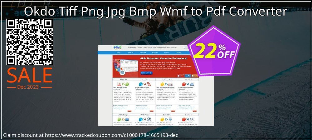 Okdo Tiff Png Jpg Bmp Wmf to Pdf Converter coupon on National Pizza Party Day sales