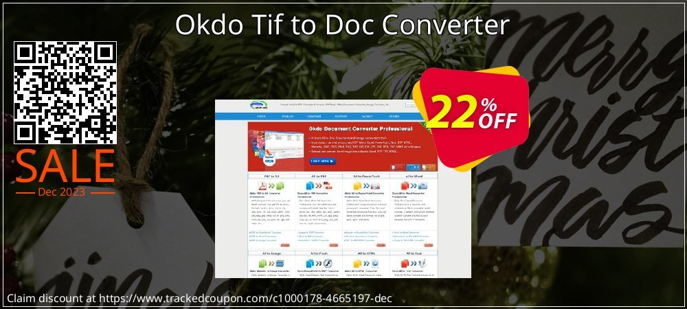 Okdo Tif to Doc Converter coupon on Working Day offering discount