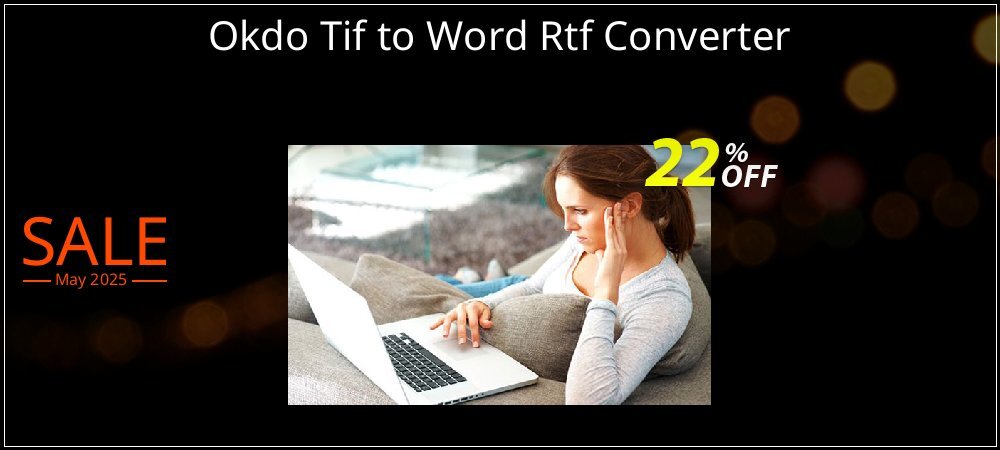 Okdo Tif to Word Rtf Converter coupon on National Smile Day super sale