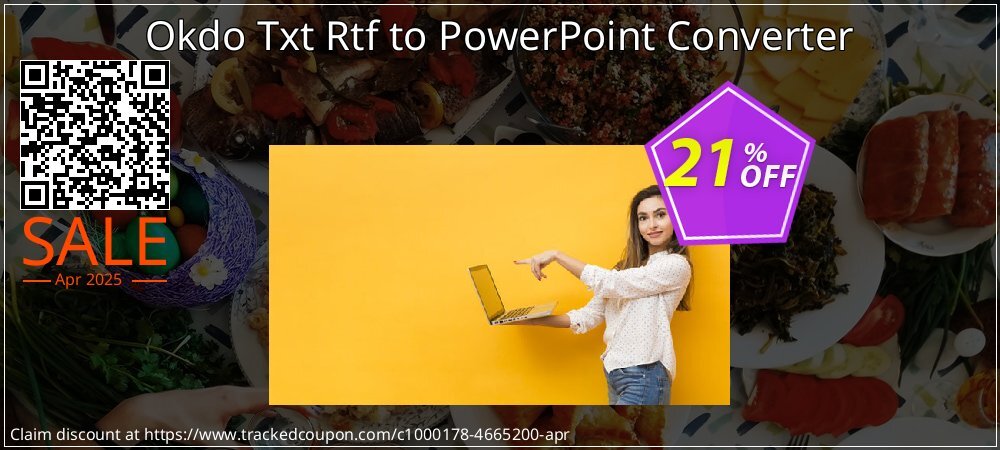 Okdo Txt Rtf to PowerPoint Converter coupon on National Walking Day super sale