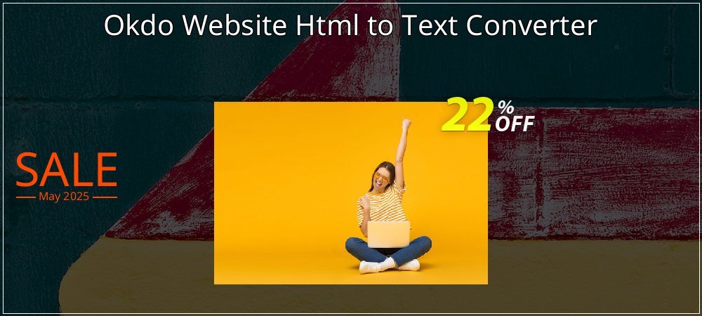 Okdo Website Html to Text Converter coupon on Virtual Vacation Day promotions